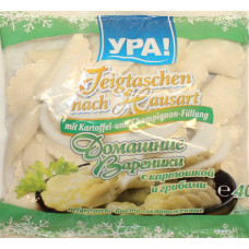 Vareniki med potatis och svamp