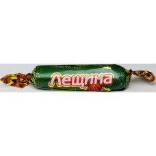 Konfekt med nötter Leschina i chokladglasyr