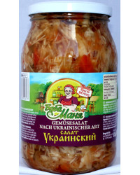 Ukrainian vegetable salad