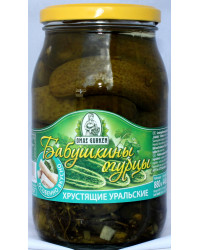 Marinated cucumber Uralskiye
