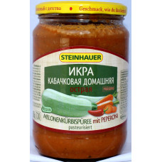 Zucchinipuré med peperoni