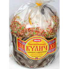 Påskkaka med russin och socker strössel