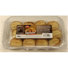 Valnöt fylld med kondenserad mjölk