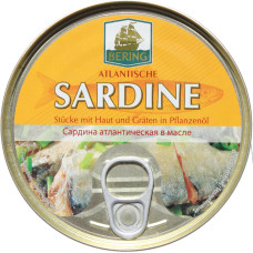 Sardiner i vegetabilisk olja