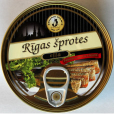 Rökt skarpsill i olja