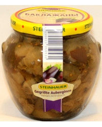 Marinated eggplant with garlic
