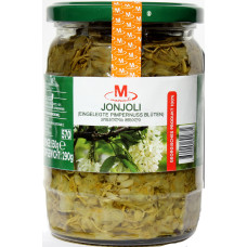 Inlagda blommor av pimpernöt 