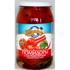 Inlagda starka tomater