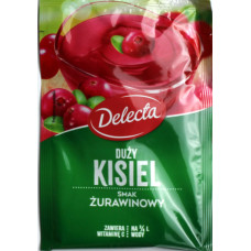 Fruktdryck, kräm med tranbärssmak