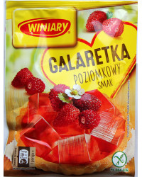 Jelly with strawberry flavor