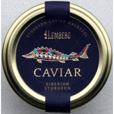 Black sturgeon caviar Siberian sturgeon