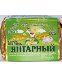 Melt cheese Jantarnyj with garlic 