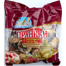 Pepparkakor Pryaniki med hallonfyllning