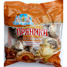 Pepparkakor Pryaniki med kondenserad mjölk