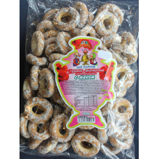 Kringlor glaserad med vallmo